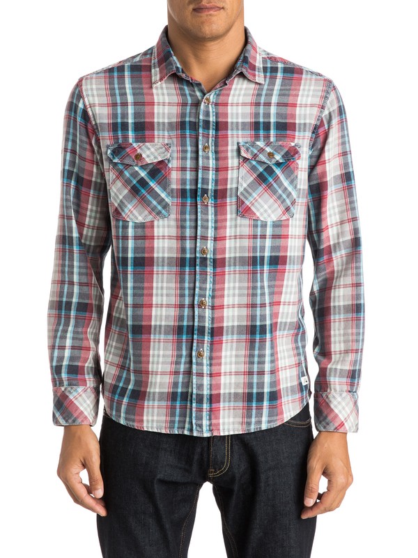 quiksilver, Sunset Visitors - Chemise manches longues, SUNSET VISITORS NAVY BLAZER (byj1) 0 Sunset Visitors - Chemise manches longues EQYWT03290 Quiksilver
