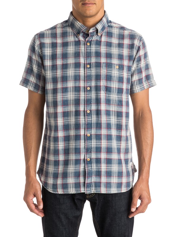 quiksilver, Brightshade - Chemise manches courtes, BRIGHTSHADE DARK DENIM (brq1) 0 Brightshade - Chemise manches courtes EQYWT03291 Quiksilver