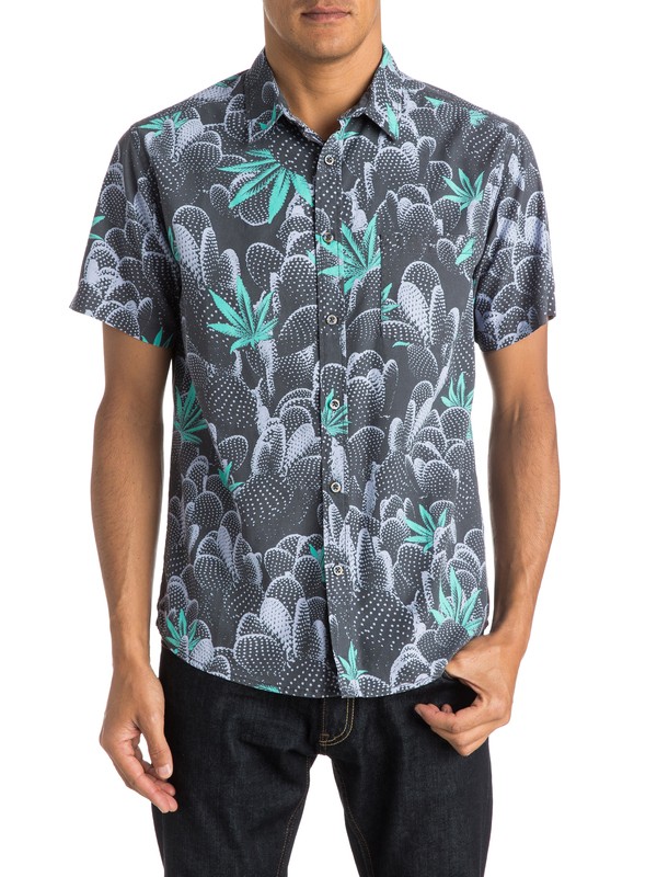 quiksilver, Slow Life Shirt - Camisa de mangas cortas, SLOW LIFE TARMAC (kta6) 0 Slow Life Shirt - Camisa de mangas cortas EQYWT03294 Quiksilver