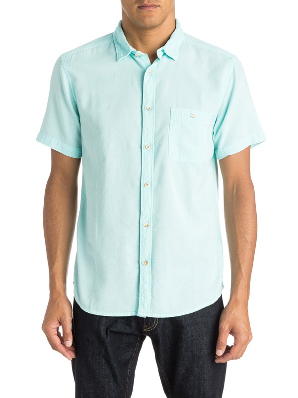 quiksilver, Time Box - Chemise manches courtes, ARUBA BLUE (bfk0) 0 Time Box - Chemise manches courtes EQYWT03298 Quiksilver