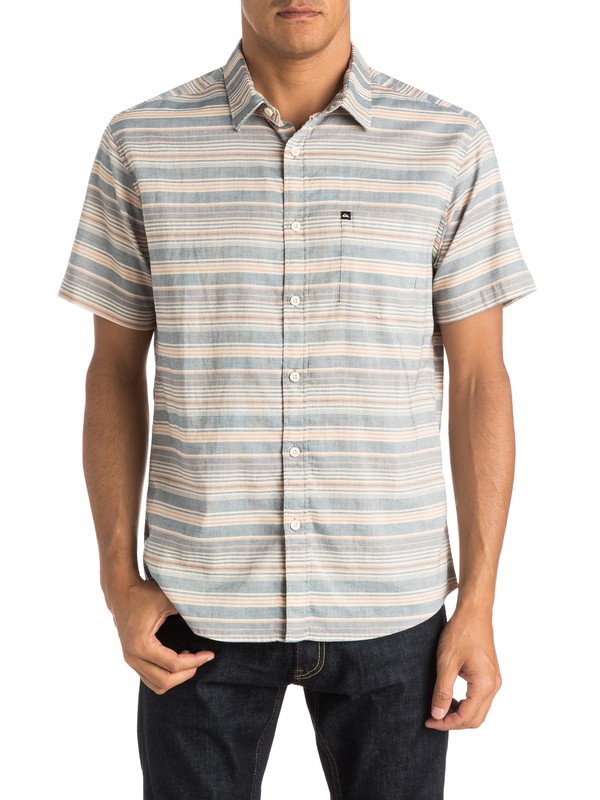 quiksilver, Rifter - Chemise manches courtes, RIFTER FLINSTONE (sna3) 0 Rifter - Chemise manches courtes EQYWT03303 Quiksilver