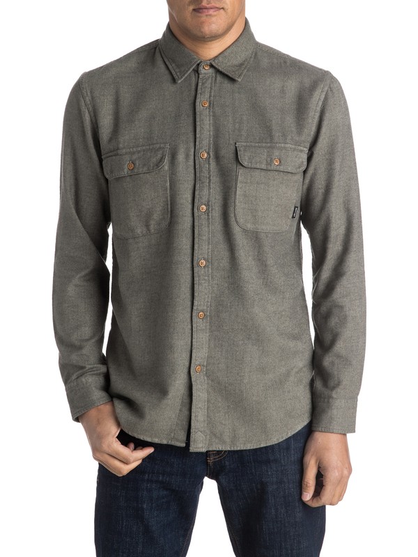 quiksilver, The Captaincy Flannel - Chemise à manches longues, DUSTY OLIVE (gpb0) 0 The Captaincy Flannel - Chemise à manches longues EQYWT03362 Quiksilver