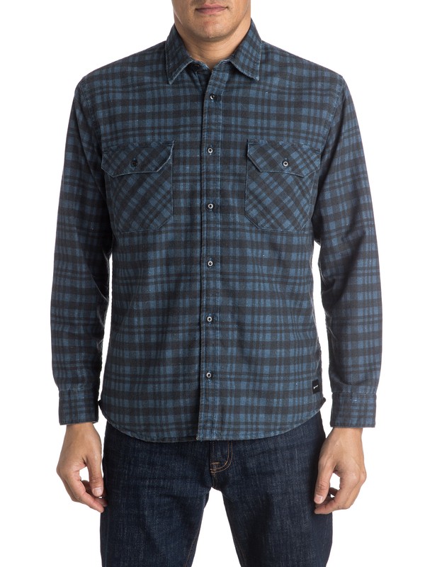 quiksilver, Young Winner Flannel - Surchemise à manches longues, DK DENIM YOUNG WINNER (brq1) 0 Young Winner Flannel - Surchemise à manches longues EQYWT03364 Quiksilver