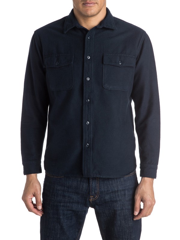 quiksilver, The Flannel - Chemise à manches longues, NAVY BLAZER (byj0) 0 The Flannel - Chemise à manches longues EQYWT03369 Quiksilver