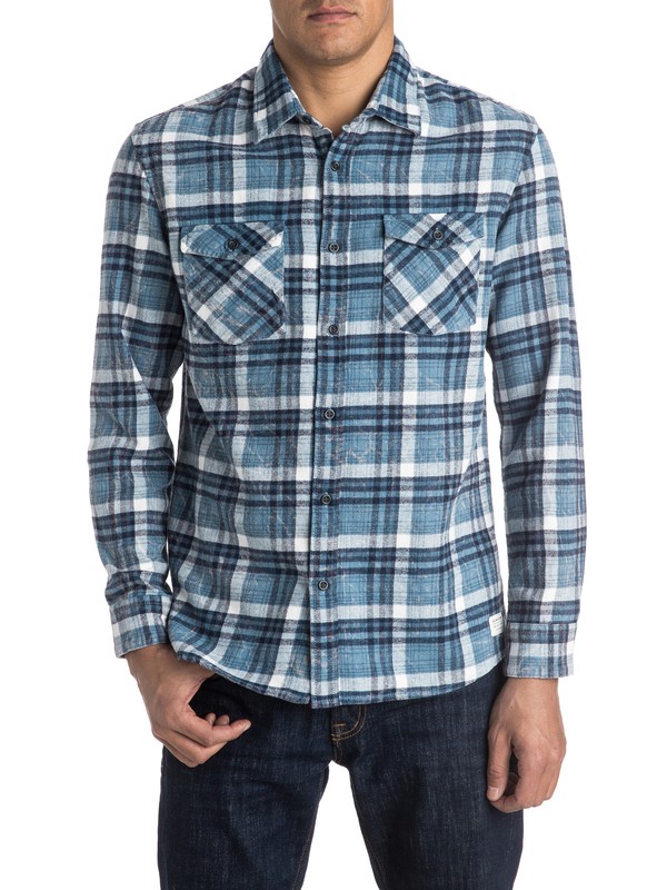 quiksilver, Lost Wave Flannel - Chemise à manches longues, LOST WAVE CAPTAIN BLUE (bme1) 0 Lost Wave Flannel - Chemise à manches longues EQYWT03375 Quiksilver