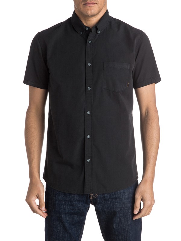 quiksilver, Everyday Wilsden Short Sleeve Shirt, TARMAC (kta0) 0 Everyday Wilsden Short Sleeve Shirt EQYWT03379 Quiksilver