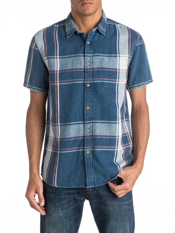 quiksilver, Belmar Backs - Chemise à manches courtes, ESTATE BLUE BRIGHTSHADE (bsw1) 0 Belmar Backs - Chemise à manches courtes EQYWT03442 Quiksilver