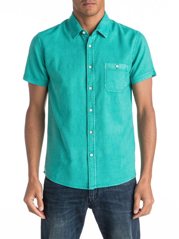 quiksilver, Time Box - Chemise à manches courtes, VIRIDINE GREEN (bnf0) 0 Time Box - Chemise à manches courtes EQYWT03444 Quiksilver