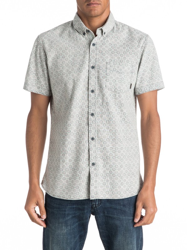 quiksilver, Spectrum Rips - Chemise à manches courtes, GREY SPECTRUM RIPS (sgr6) 0 Spectrum Rips - Chemise à manches courtes EQYWT03456 Quiksilver