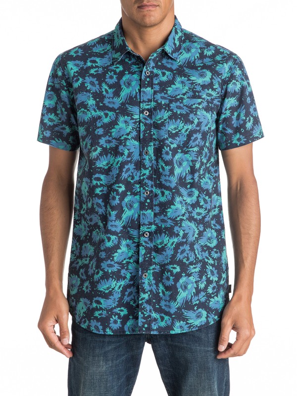 quiksilver, Drop Out - Chemise à manches courtes, NAVY DROP OUT SMALL (byj6) 0 Drop Out - Chemise à manches courtes EQYWT03471 Quiksilver