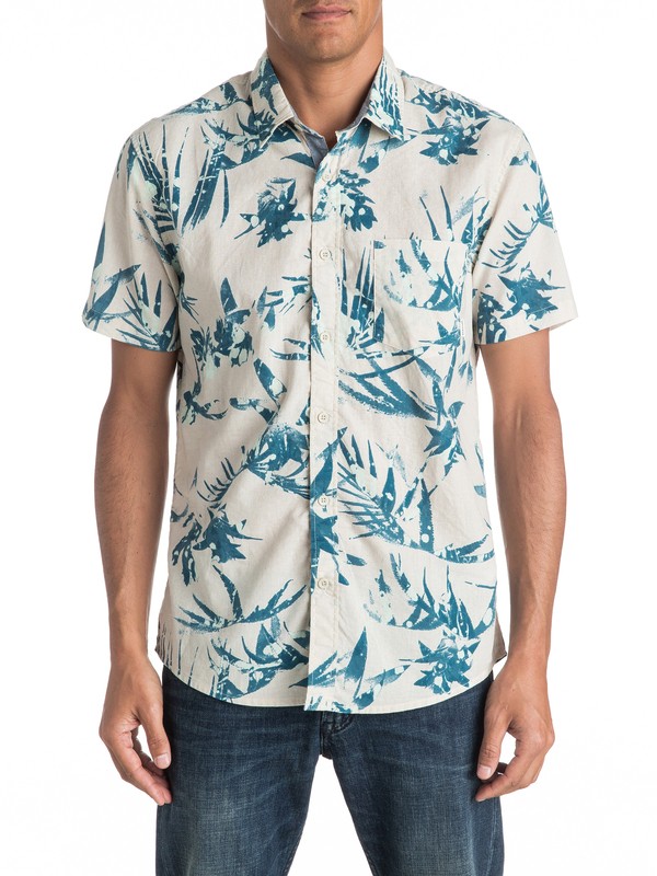 quiksilver, Everyday - Short Sleeve Shirt, PRINT BIRCH (wdw6) 0 Everyday - Short Sleeve Shirt EQYWT03487 Quiksilver
