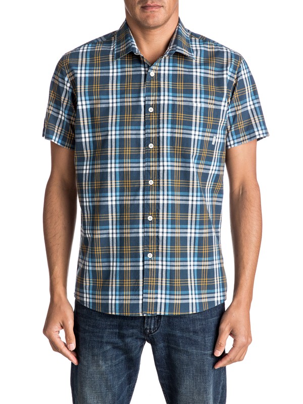quiksilver, Camisa Manga Corta Tidal Shift, INDIAN TEAL TIDAL (bqk1) 0 Camisa Manga Corta Tidal Shift EQYWT03499 Quiksilver