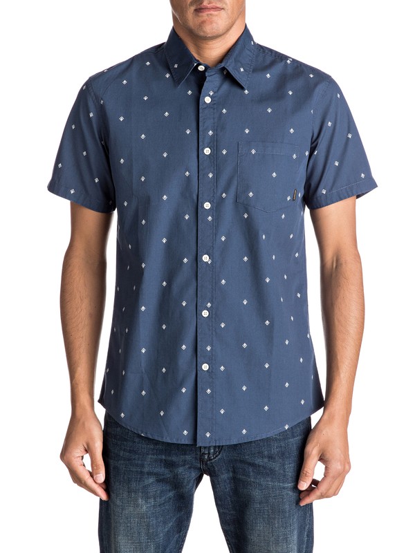 EVERYDAY MINI MOTIF SS EQYWT03501 0 Everyday Mini Motif Short Sleeve Shirt EQYWT03501 Quiksilver