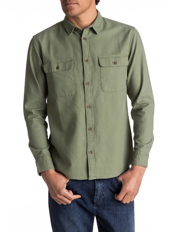 quiksilver, Jacana Rips - Chemise à manches longues, FOUR LEAF CLOVER (gph0) 0 Jacana Rips - Chemise à manches longues EQYWT03560 Quiksilver