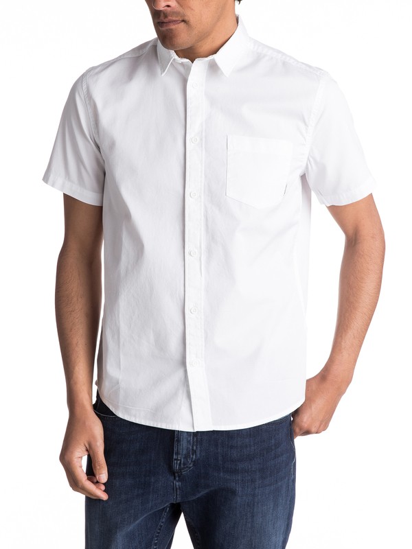 quiksilver, CLASSICS SS, WHITE (wbb0) 0 CLASSICS SS EQYWT03574 Quiksilver