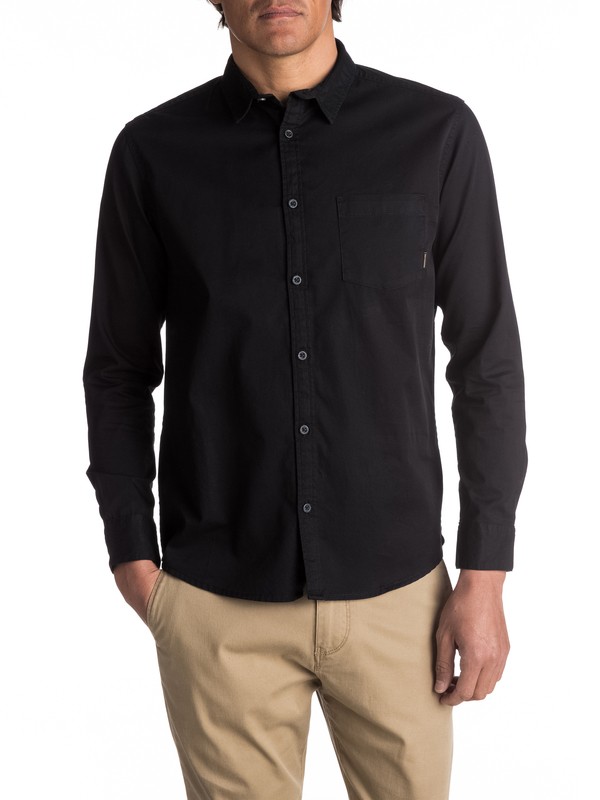 quiksilver, CLASSICS LS, BLACK (kvj0) 0 CLASSICS LS Black EQYWT03575 Quiksilver