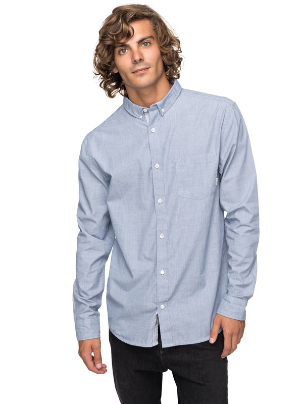 quiksilver, Valley Groove - Chemise à manches longues pour Homme, VINTAGE INDIGO (byl0) 0 Valley Groove - Chemise à manches longues pour Homme Bleu EQYWT03630 Quiksilver