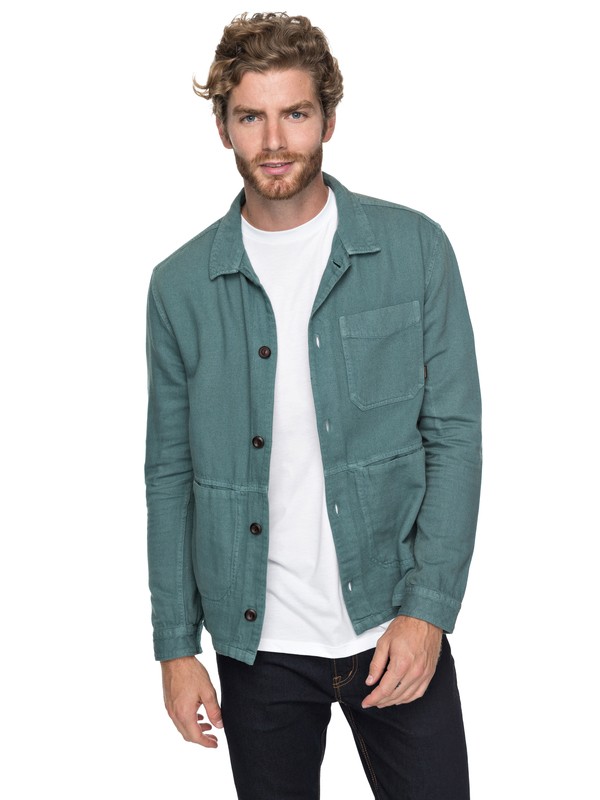 quiksilver, Water Legacy - Chemise workwear pour Homme, MALLARD GREEN (gqn0) 0 Water Legacy - Chemise workwear pour Homme EQYWT03656 Quiksilver