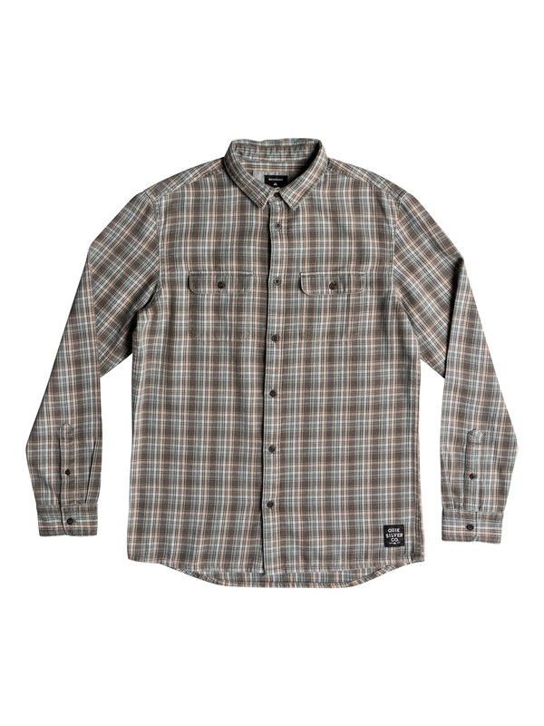 quiksilver, Fuji Tang Long Sleeve Shirt, FALCON TANG CHECK (szg1) 0 Fuji Tang Long Sleeve Shirt Grey EQYWT03746 Quiksilver