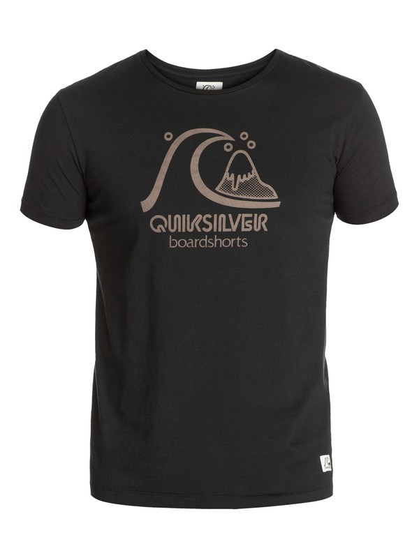 quiksilver, PATCH TEE, VINTAGE BLACK (ktf0) 0 PATCH TEE EQYZT00113 Quiksilver
