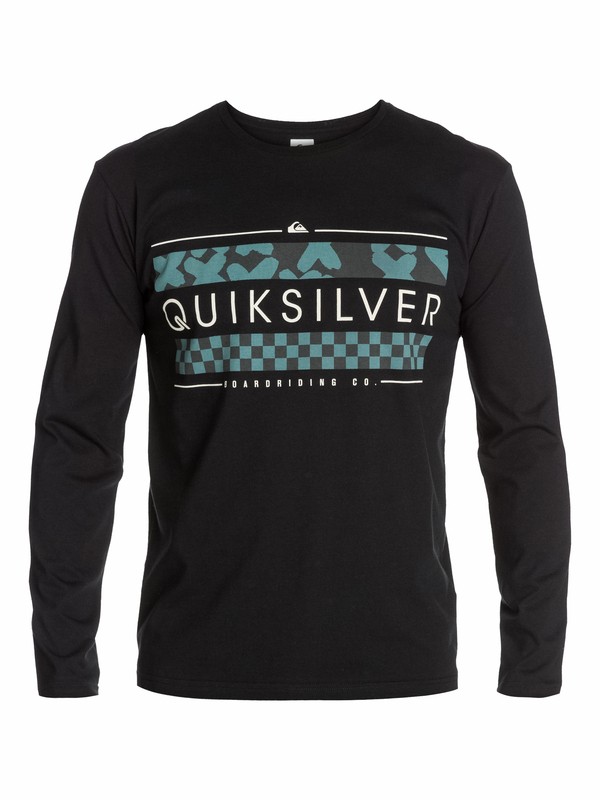 quiksilver, Ls Bright Tee D3, BLACK (kvj0) 0 Ls Bright Tee D3 EQYZT03033 Quiksilver