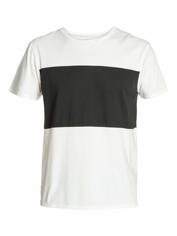 quiksilver, Block Tee, OFFWHITE (wbk0) 0 Block Tee EQYZT03039 Quiksilver