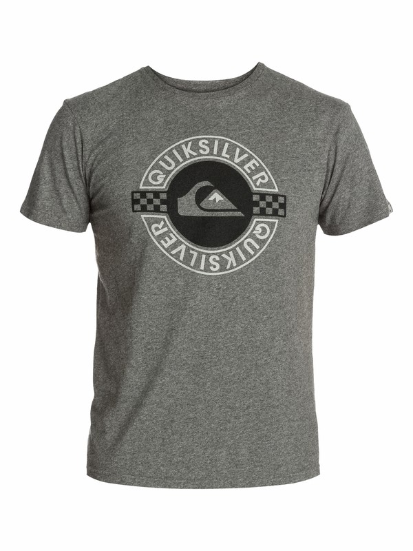 quiksilver, Ss Qs Tee F3, MEDIUM GREY HEATHER (kpwh) 0 Ss Qs Tee F3 EQYZT03042 Quiksilver