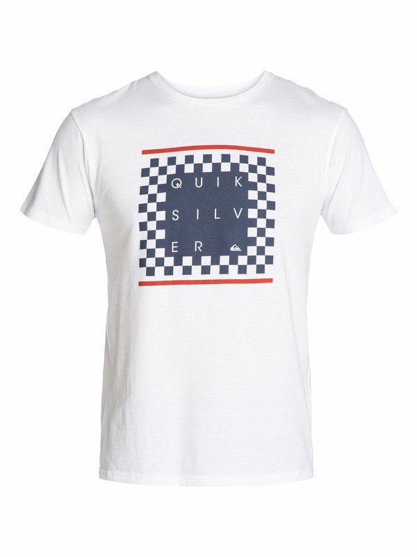 quiksilver, Ss Qs Tee F5, WHITE (wbb0) 0 Ss Qs Tee F5 EQYZT03044 Quiksilver