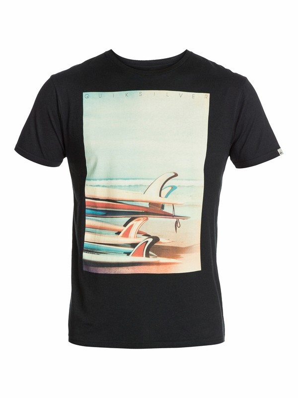 quiksilver, Ss Qs Tee F7, BLACK (kvj0) 0 Ss Qs Tee F7 EQYZT03046 Quiksilver