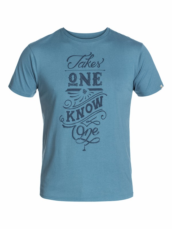 quiksilver, Ss Qs Tee F8, BLUESTONE (bmc0) 0 Ss Qs Tee F8 EQYZT03047 Quiksilver