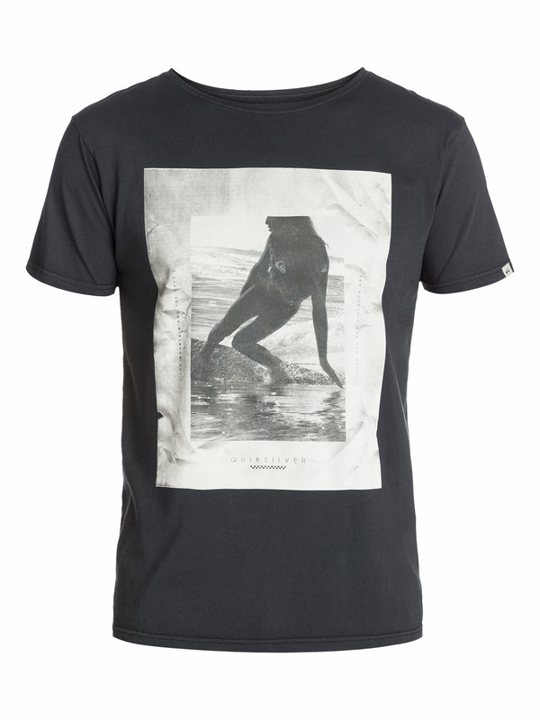 quiksilver, Ss Roadie Tee K4, DARK CHARCOAL (kta0) 0 Ss Roadie Tee K4 EQYZT03059 Quiksilver