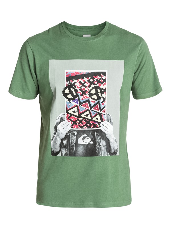 quiksilver, Ss Organic Tee L4, ELM GREEN (gpg0) 0 Ss Organic Tee L4 EQYZT03064 Quiksilver