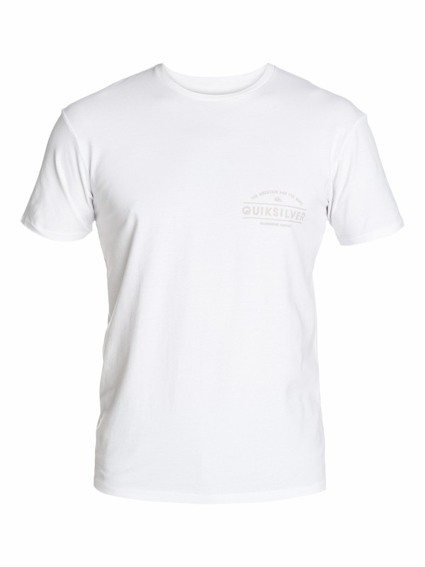 quiksilver, Ss Carbon Tee N1, WHITE (wbb0) 0 Ss Carbon Tee N1 EQYZT03065 Quiksilver