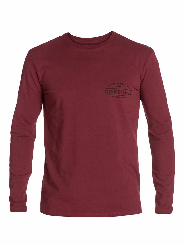quiksilver, Ls Carbon Tee P2, CABERNET (rzf0) 0 Ls Carbon Tee P2 EQYZT03079 Quiksilver
