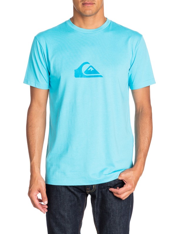 quiksilver, Classic Tee Everyday Logo, NORSE BLUE (bjf0) 0 Classic Tee Everyday Logo EQYZT03122 Quiksilver