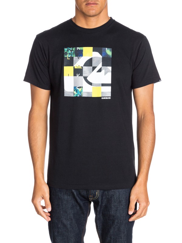 quiksilver, Classic Tee Chipped, ANTHRACITE (kvj0) 0 Classic Tee Chipped EQYZT03134 Quiksilver