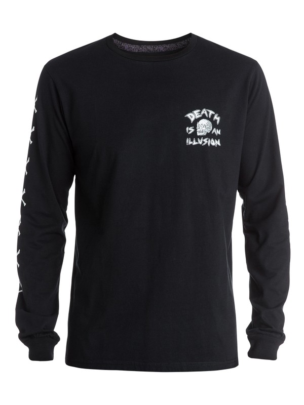 quiksilver, Illusion Long Sleeve Tee, BLACK (kvj0) 0 Illusion Long Sleeve Tee EQYZT03375 Quiksilver