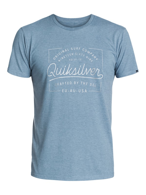 quiksilver, Slub Crafted - T-shirt, FLINT STONE (sna0) 0 Slub Crafted - T-shirt EQYZT03395 Quiksilver