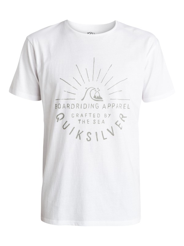 quiksilver, Garment Dyed Rising Sunset - T-shirt, WHITE (wbb0) 0 Garment Dyed Rising Sunset - T-shirt EQYZT03402 Quiksilver