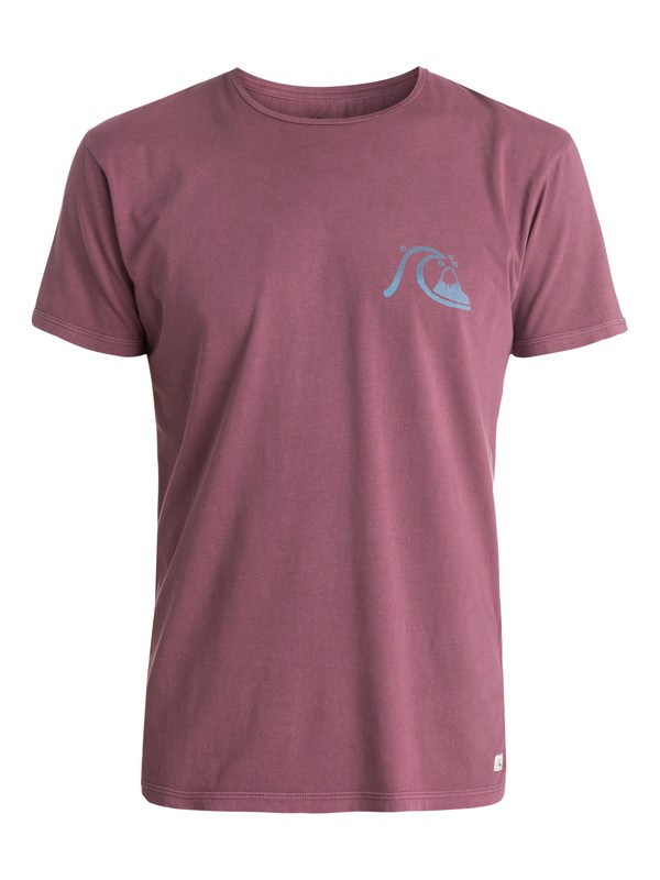 quiksilver, Garment Dyed Bubbly Frother - T-shirt, PLUM WINE (pqp0) 0 Garment Dyed Bubbly Frother - T-shirt EQYZT03403 Quiksilver