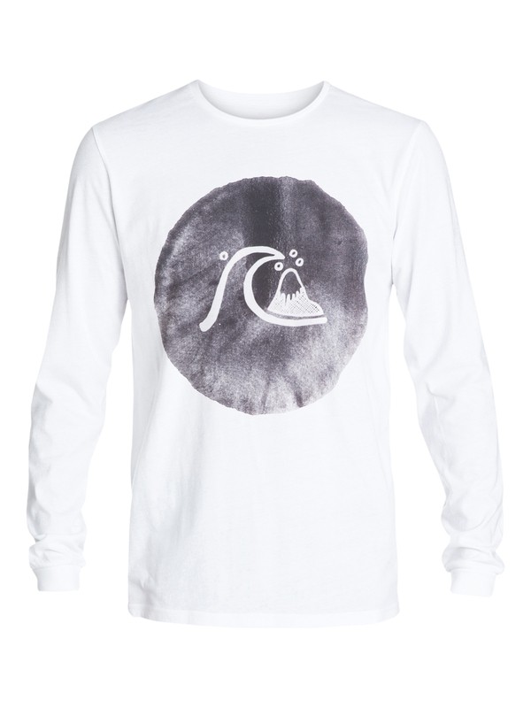quiksilver, Garment Dyed Ink Bubble - T-shirt manches longues, WHITE (wbb0) 0 Garment Dyed Ink Bubble - T-shirt manches longues EQYZT03409 Quiksilver