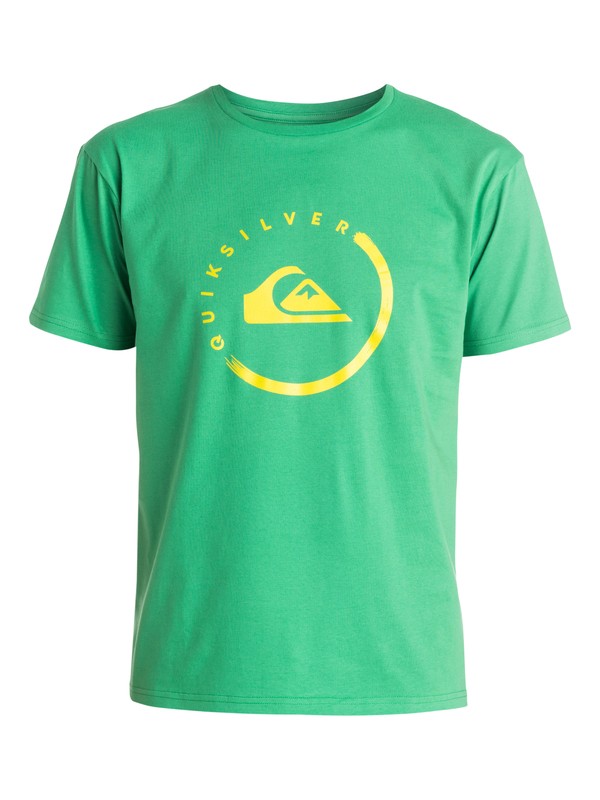 quiksilver, Classic Active Logo Ink Tee, GREENBRIAR (gmk0) 0 Classic Active Logo Ink Tee EQYZT03440 Quiksilver