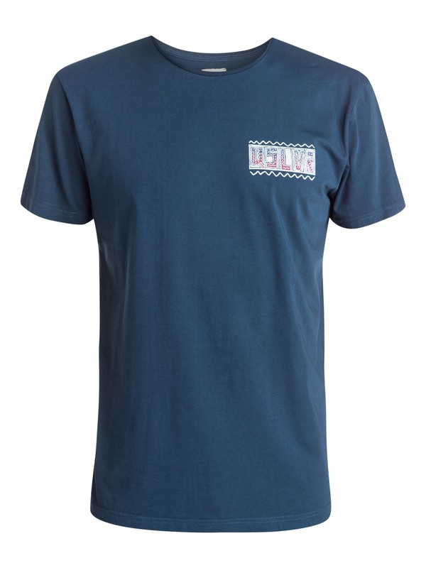 quiksilver, Tribal Coin T-Shirt, DARK DENIM (brq0) 0 Tribal Coin T-Shirt EQYZT03539 Quiksilver