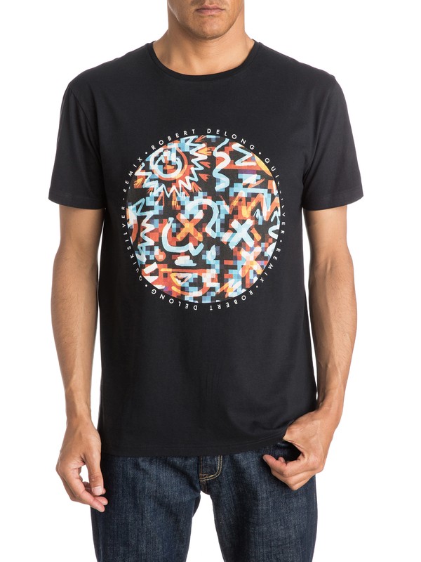 quiksilver, Cave Rave Remix - Camiseta, BLACK (kvj0) 0 Cave Rave Remix - Camiseta EQYZT03555 Quiksilver