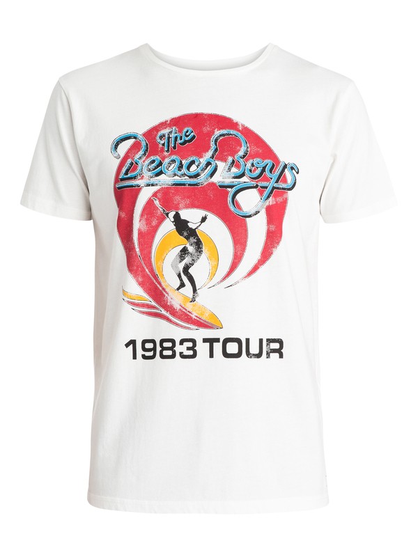 quiksilver, Beach Boys Tour - Camiseta, SNOW WHITE (wbk0) 0 Beach Boys Tour - Camiseta EQYZT03581 Quiksilver