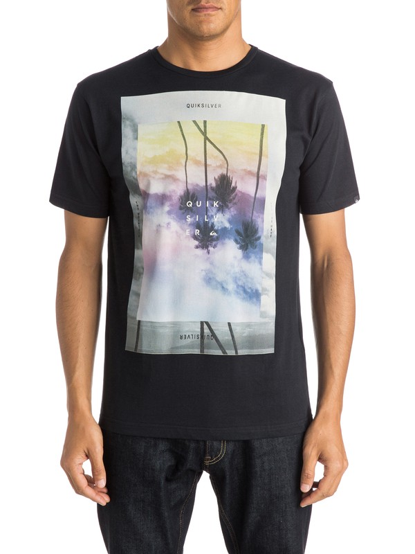 quiksilver, Classic Dark Palms - T-shirt, BLACK (kvj0) 0 Classic Dark Palms - T-shirt EQYZT03626 Quiksilver