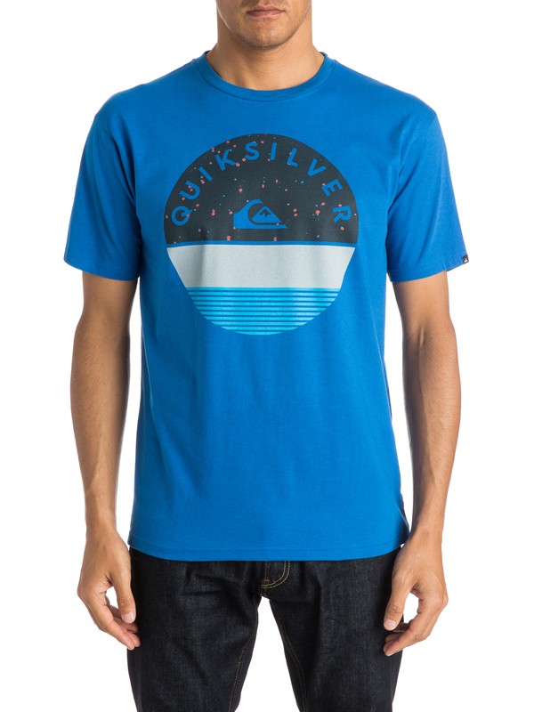 quiksilver, Classic Extinguished - T-shirt, TURKISH SEA (bqs0) 0 Classic Extinguished - T-shirt EQYZT03629 Quiksilver