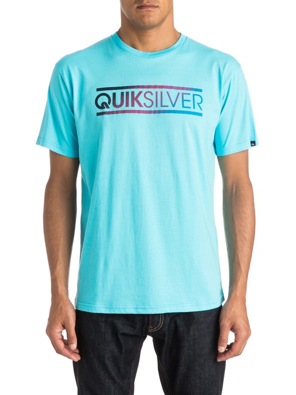 quiksilver, Classic Filled In - T-shirt, BLUEFISH (bgz0) 0 Classic Filled In - T-shirt EQYZT03636 Quiksilver