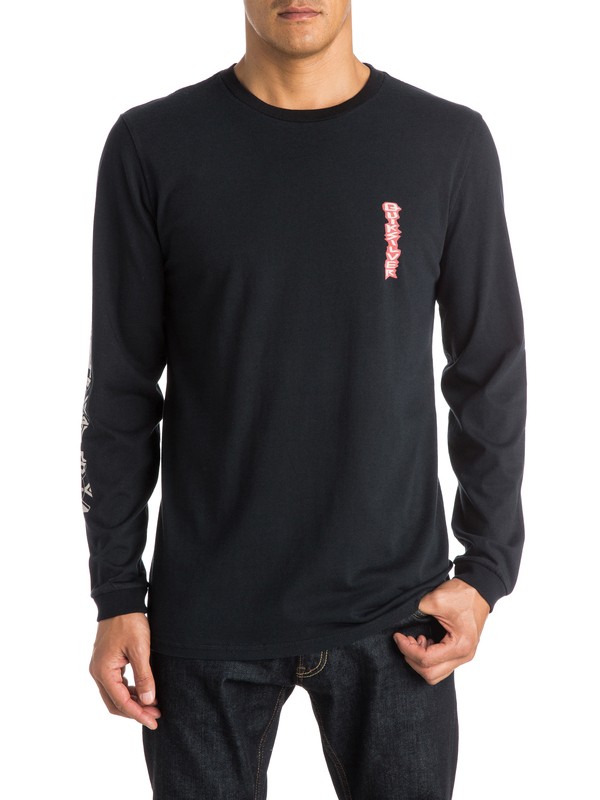 quiksilver, Dark Rituals Totem - T-shirt manches longues, BLACK (kvj0) 0 Dark Rituals Totem - T-shirt manches longues EQYZT03650 Quiksilver