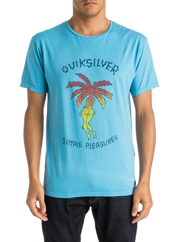 quiksilver, Island Pleasures - T-shirt, NIAGARA (bkt0) 0 Island Pleasures - T-shirt EQYZT03657 Quiksilver